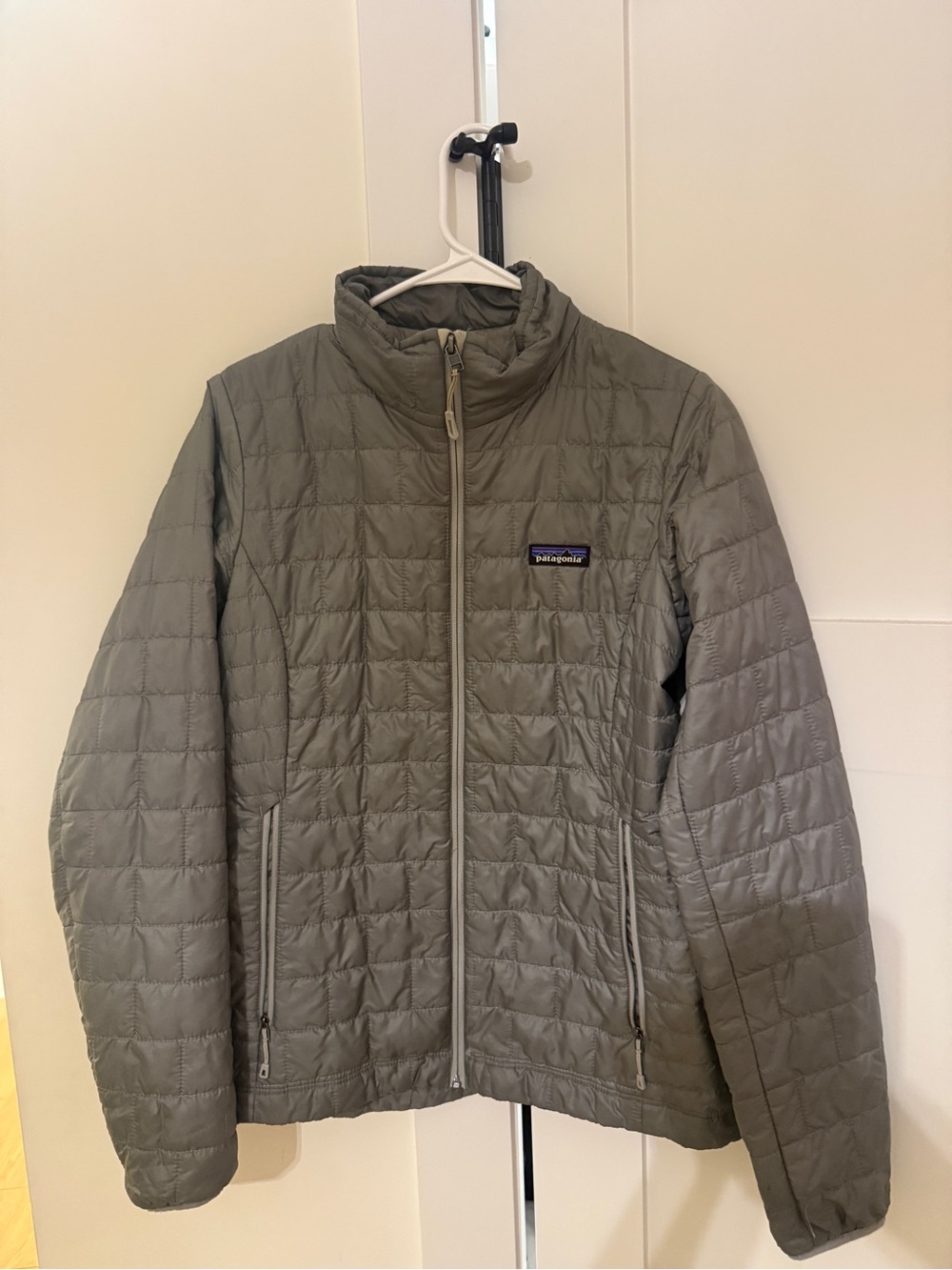 Patagonia Quilted Lightweight Jacket - Light Gray